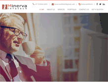 Tablet Screenshot of minervait.com